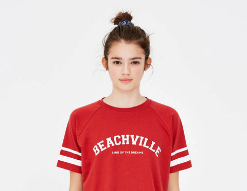 Beach Ville Red T-shirt