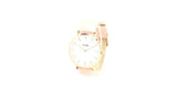 Pink Leather Watch